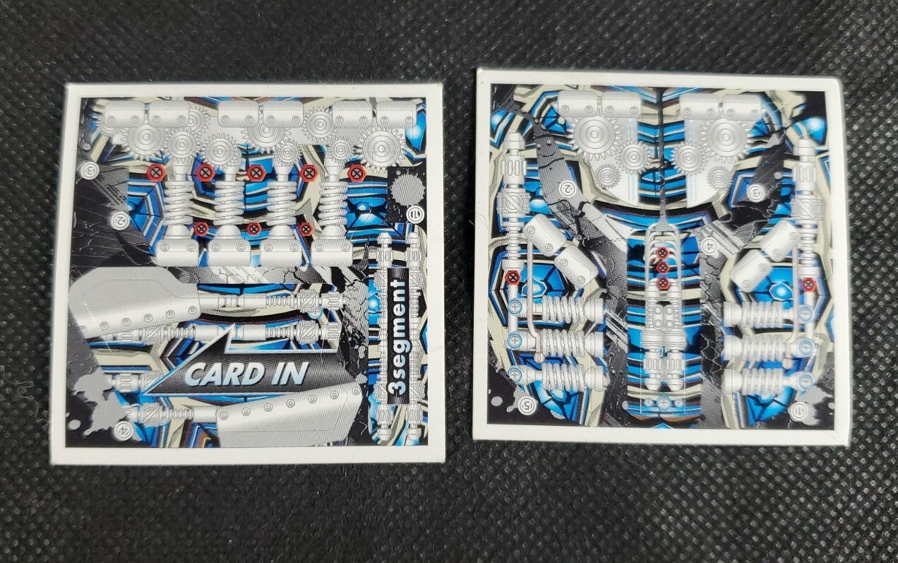 Tomy Beyblade Fusion 3 Segment Launcher Grip Variant Decal Sheet Imported Rare '