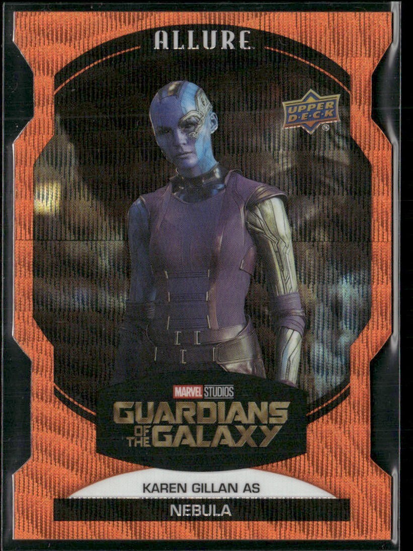 2022 UD Marvel Allure Orange Slice Die Cut #31 - Karen Gillian come Nebulosa
