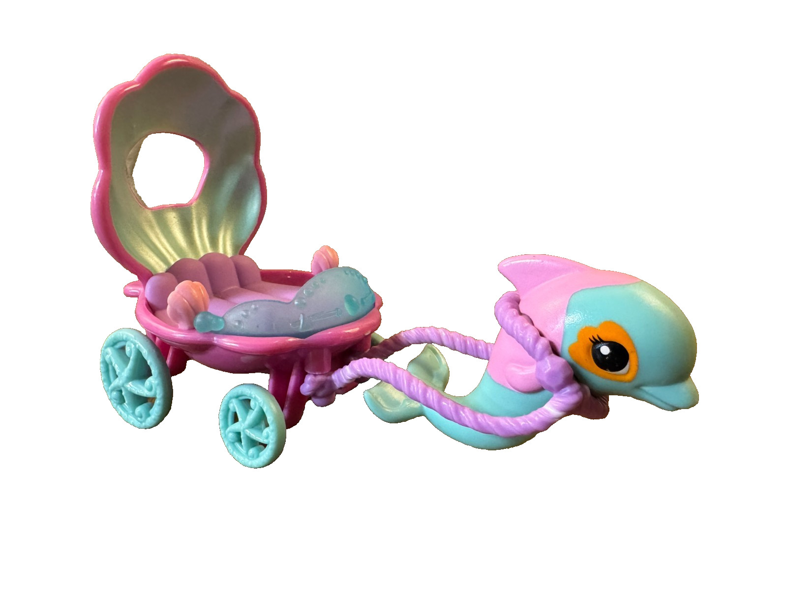 My Little Pony Ponyville carrozza delfino sirena 2009 Hasbro MLP ricambio