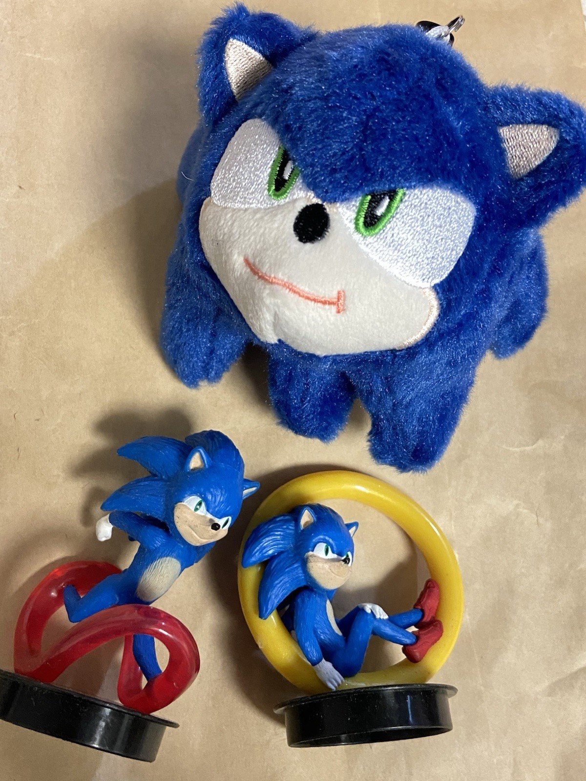 Sonic Il Riccio Film 2020 4" Portachiavi Peluche + Topper Tazza PCO Cinepolis