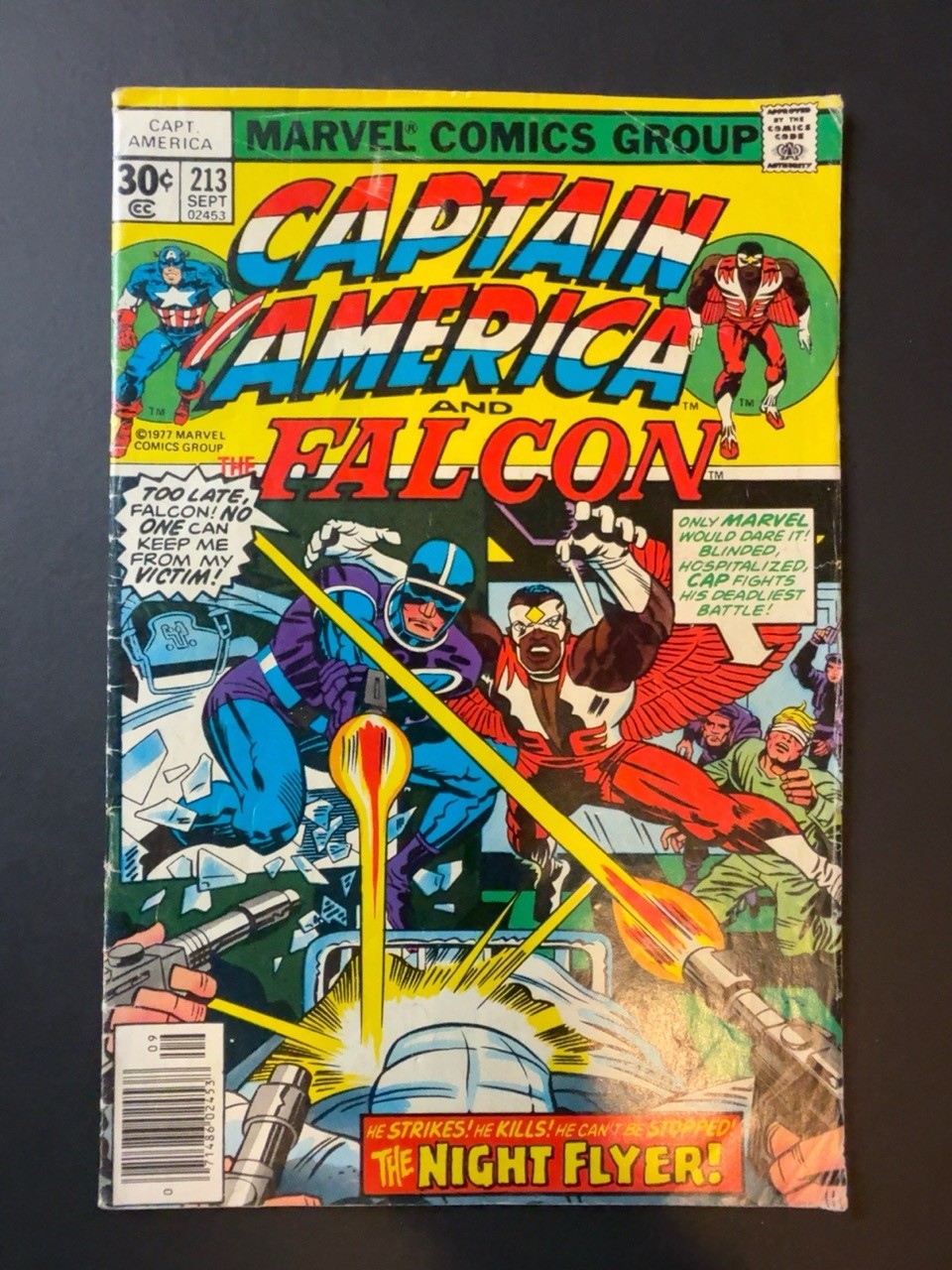Captain America #213 1977 Marvel Newsstand Jack Kirby John Verpoorten 4.0