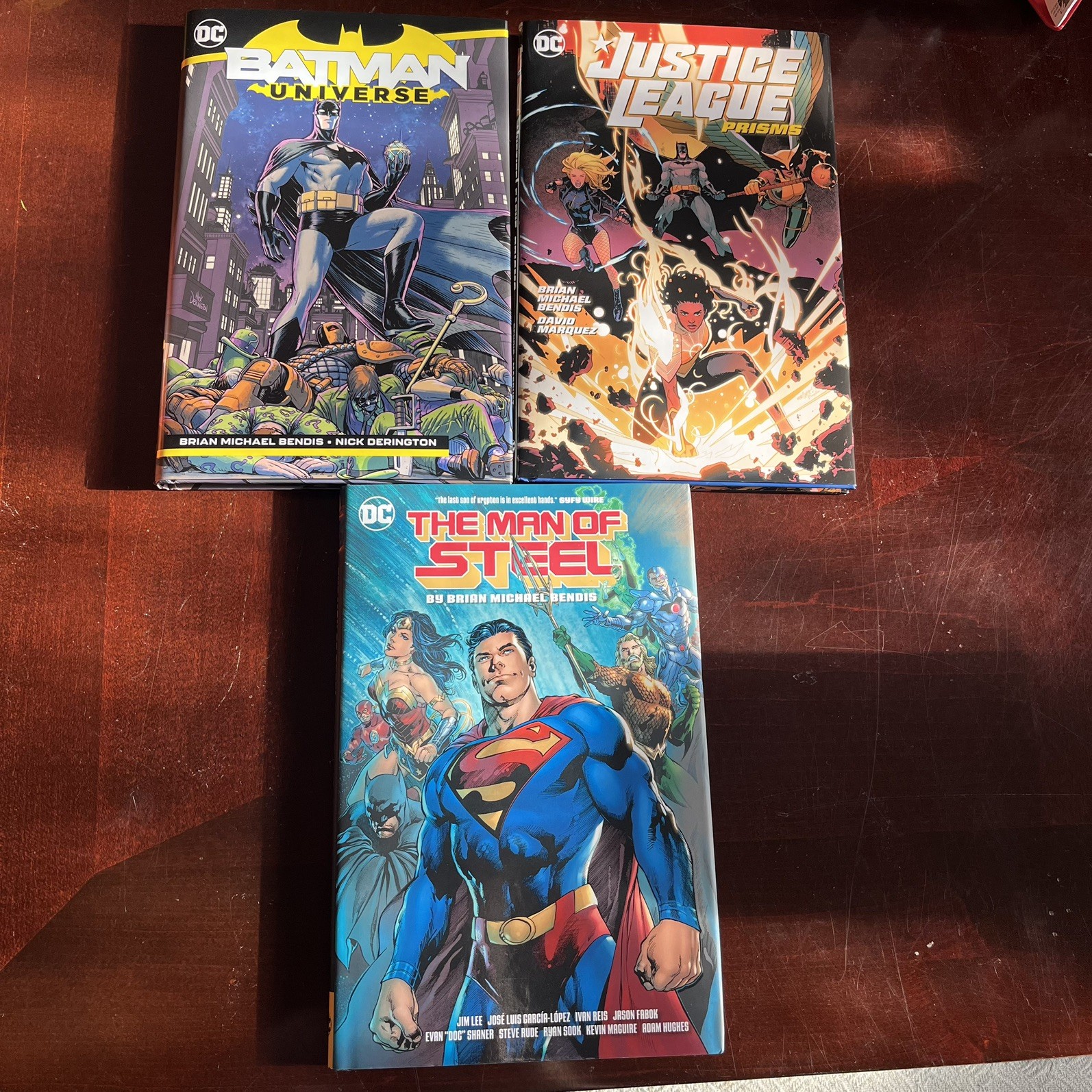 New DC Hardcover TPB Lot - 3 Books All Brian Micheal Bendis- Batman, Superman