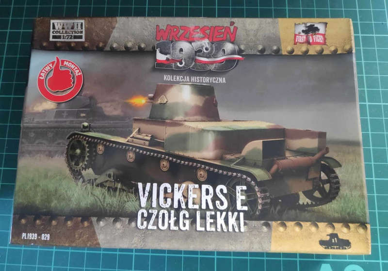 Vickers E, Polonia 1939, First To Figt 1/72