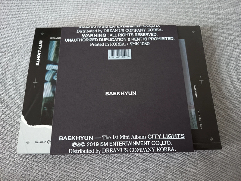Baekhyun - the first mini album city lights