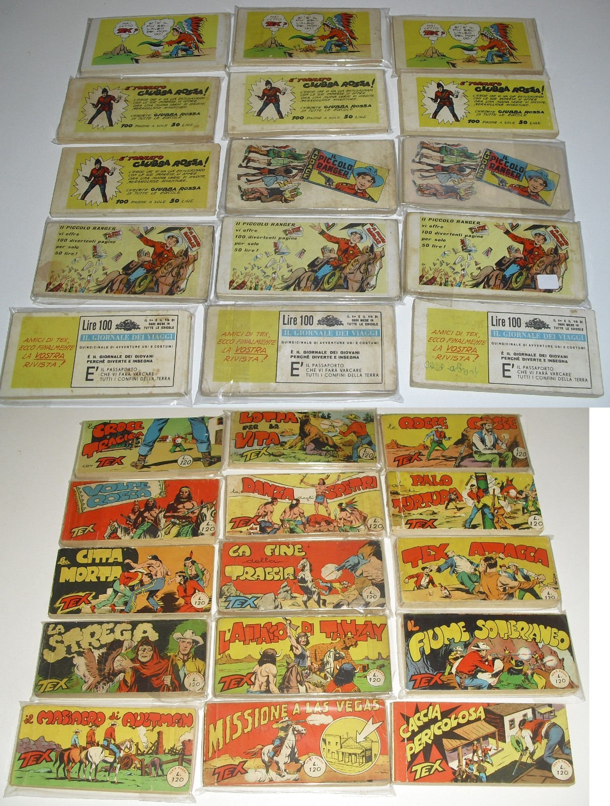 TEX RACCOLTINA SERIE ROSSA DAL 47 AL 57_INSERZIONE DEDICATA A EMWICH
