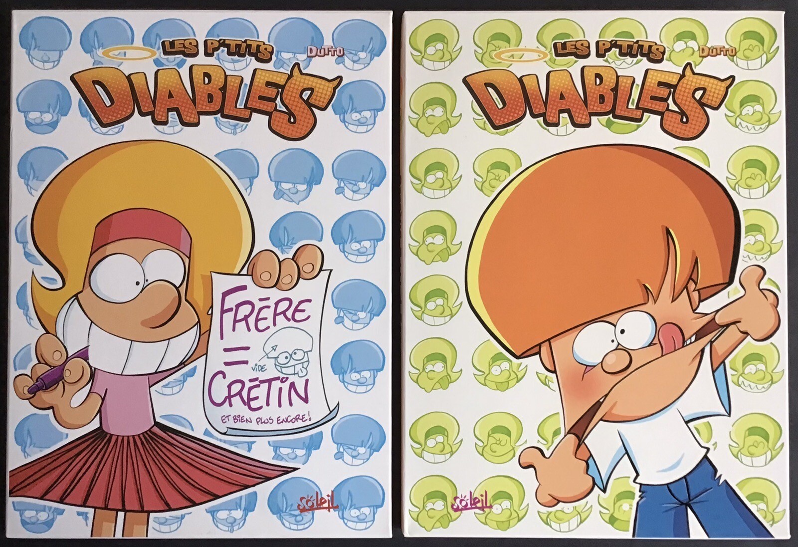 LES P’TITS DIABLES Lot de 2 coffrets tomes 1 à 4 en rééditions Excellent état