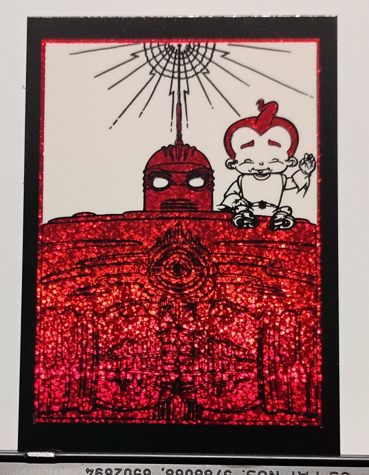 Freedonia Funnyworks Card #11 Of #10 Red Foil SIGNED / SKETCHED  Geof Darrow