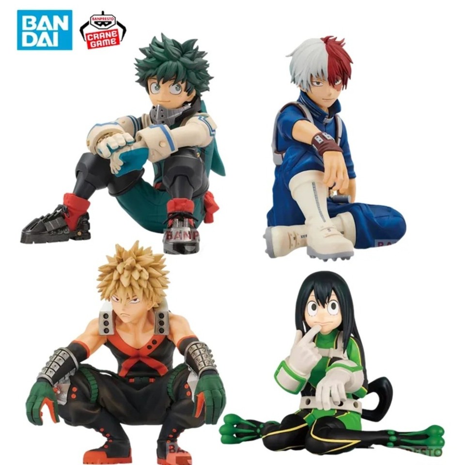 My Hero Academia Action Figure Midoriya Todoroki Bakugo 12cm Anime PVC