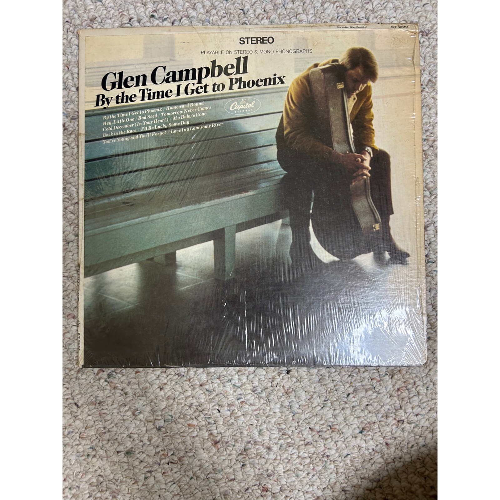 Glen Campbell By the Time I Get to Phoenix Vinyl LP Capitol Records ST 2851