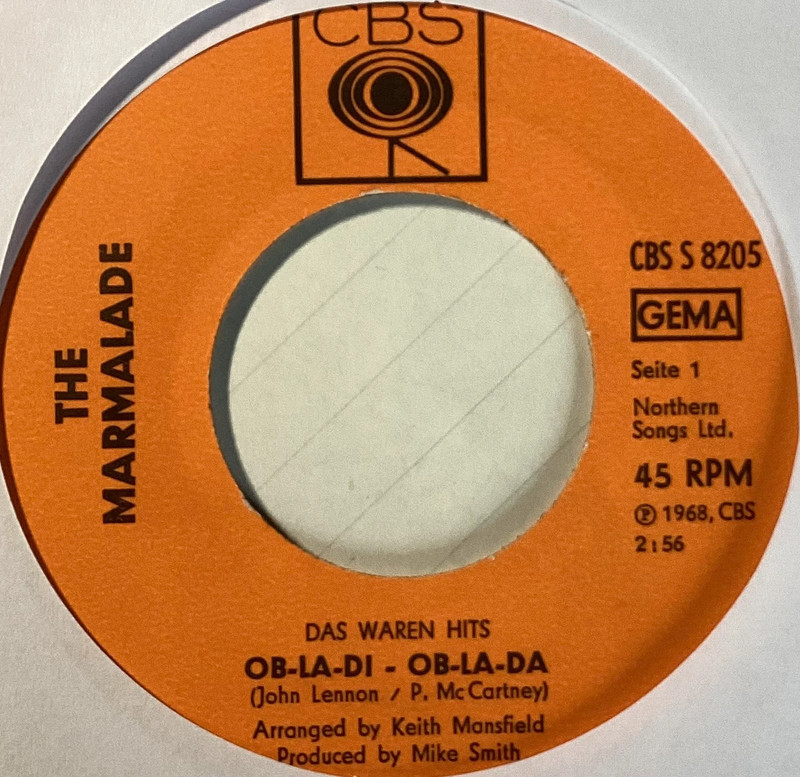 The Marmalade - Ob La Di - Ob La Da