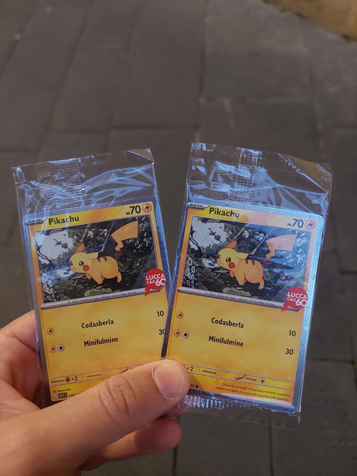 Pikachu 055/217 Promo Lucca Comics  2026 x1 pz