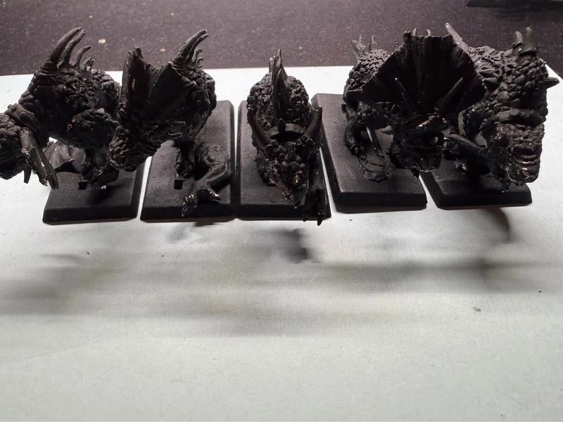 Warhammer Fantasy 5x Bluthunde des Khorne / Khorne Bloodhounds – Metall