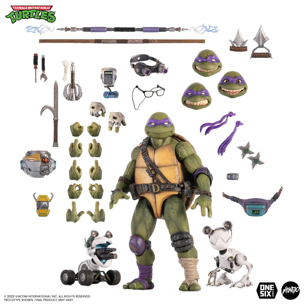 Mondo 1/6 Donatello Timed Edition TMNT Teenage Mutant Ninja Turtles Spedito