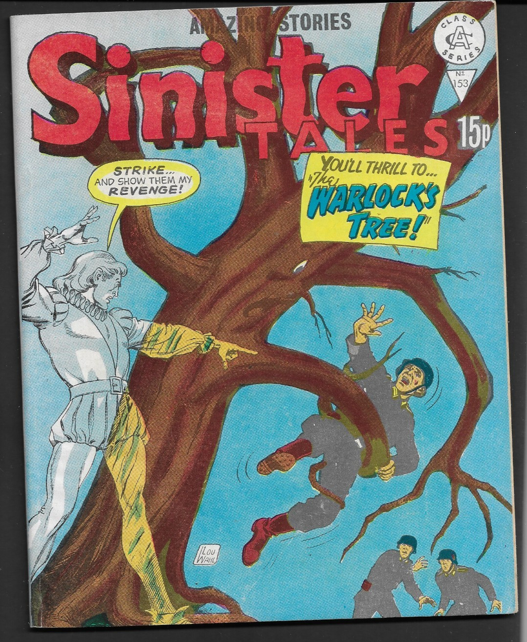 SINISTER TALES - No. 153 (c.1975-76) Alan Class Series "AMAZING STORIES" [DITKO]