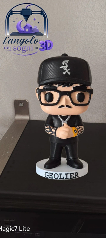 Geolier Funko Pop 3d di 10 cm