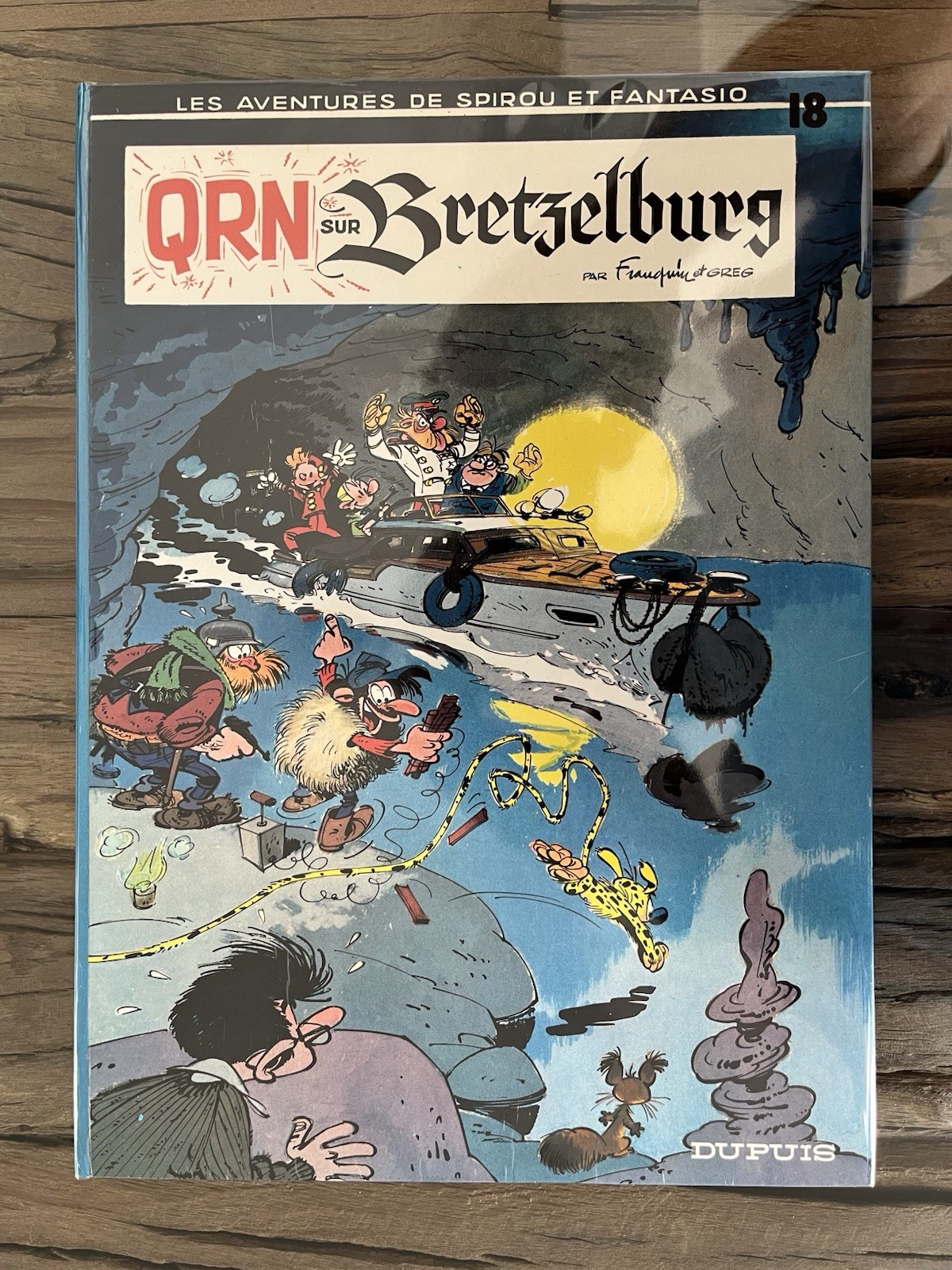 SPIROU : ULTRA RARE EO QRN SUR BRETZELBURG 66 NON PLISSÉE CRAQUANT NEUF FRANQUIN