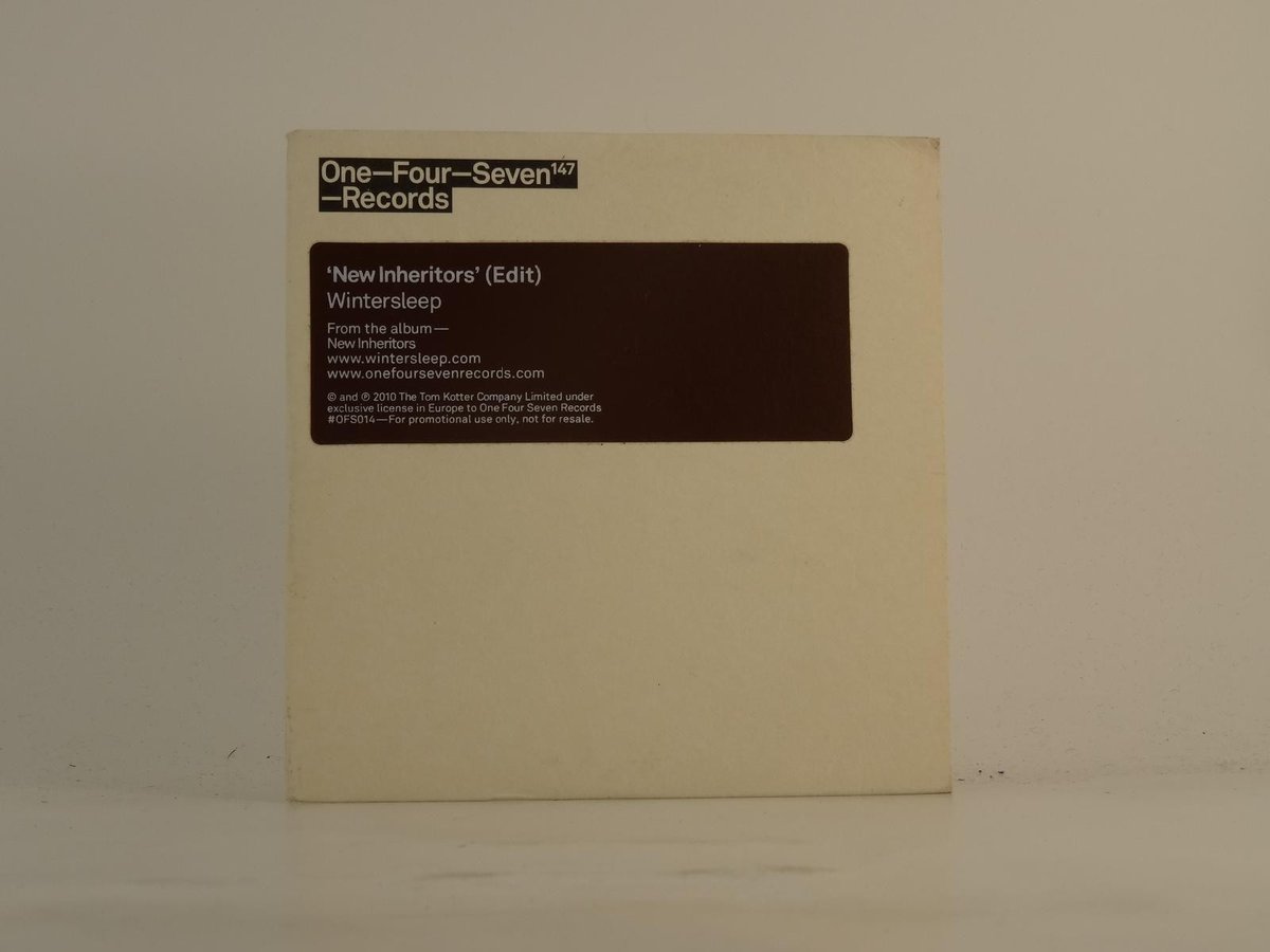 NEW INHERITORS WINTERSLEEP (D95) 1 Track Promo CD Single plus Card Sleeve ONE-FO
