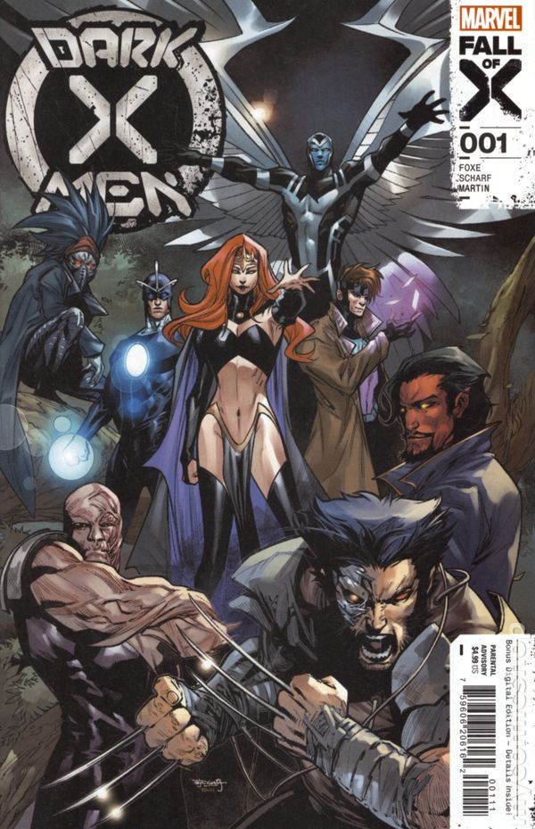 Dark X-Men 1A quasi nuovo 2023 immagine stock