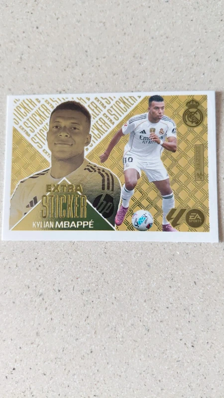 Extra Sticker Mbappe Gold