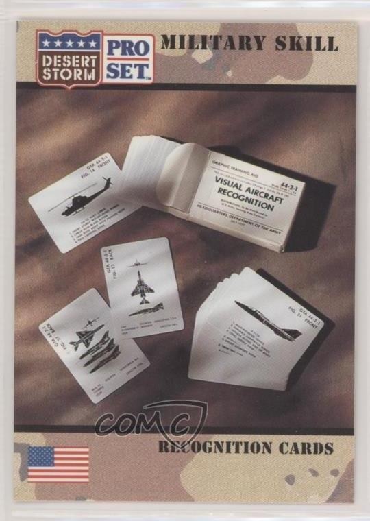 1991 Pro Set Desert Storm Military Skill Recognition Cards #173 0f6