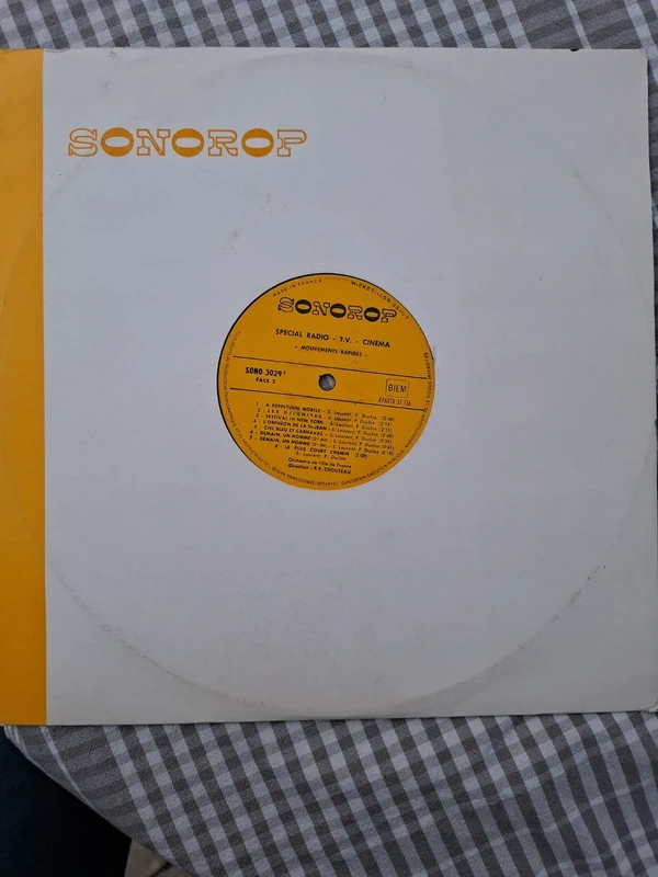 RARE Library Music LP - Sonorop SONO 3029 - Laurent & Duclos