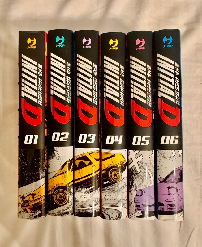 Initial D 1-6 – Manga J-POP – Shuichi Shigeno – Lotto primi 6 volumi
