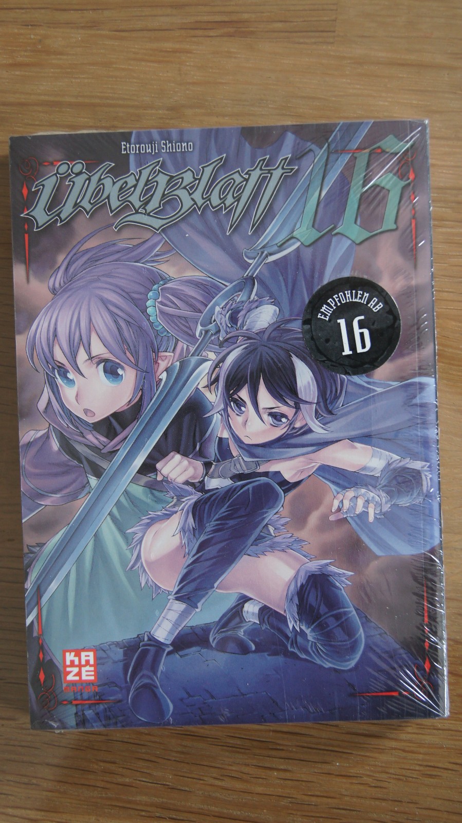 Foglio male vol. 16 prima edizione - Kaze Editore - Etorouji Shiono