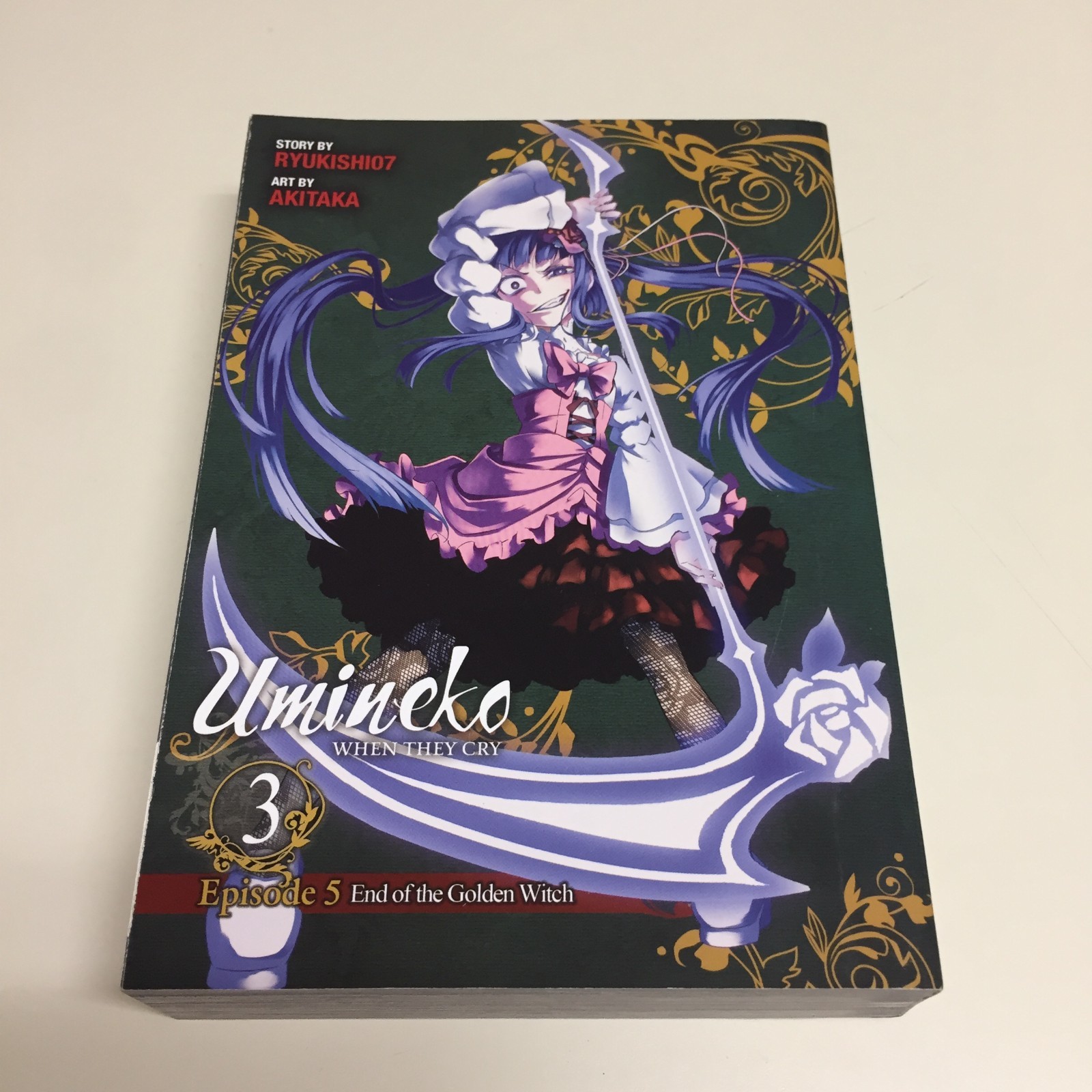 Umineko When They Cry Episodio 5 Vol 3 12 Fine della Strega d'Oro Manga Inglese