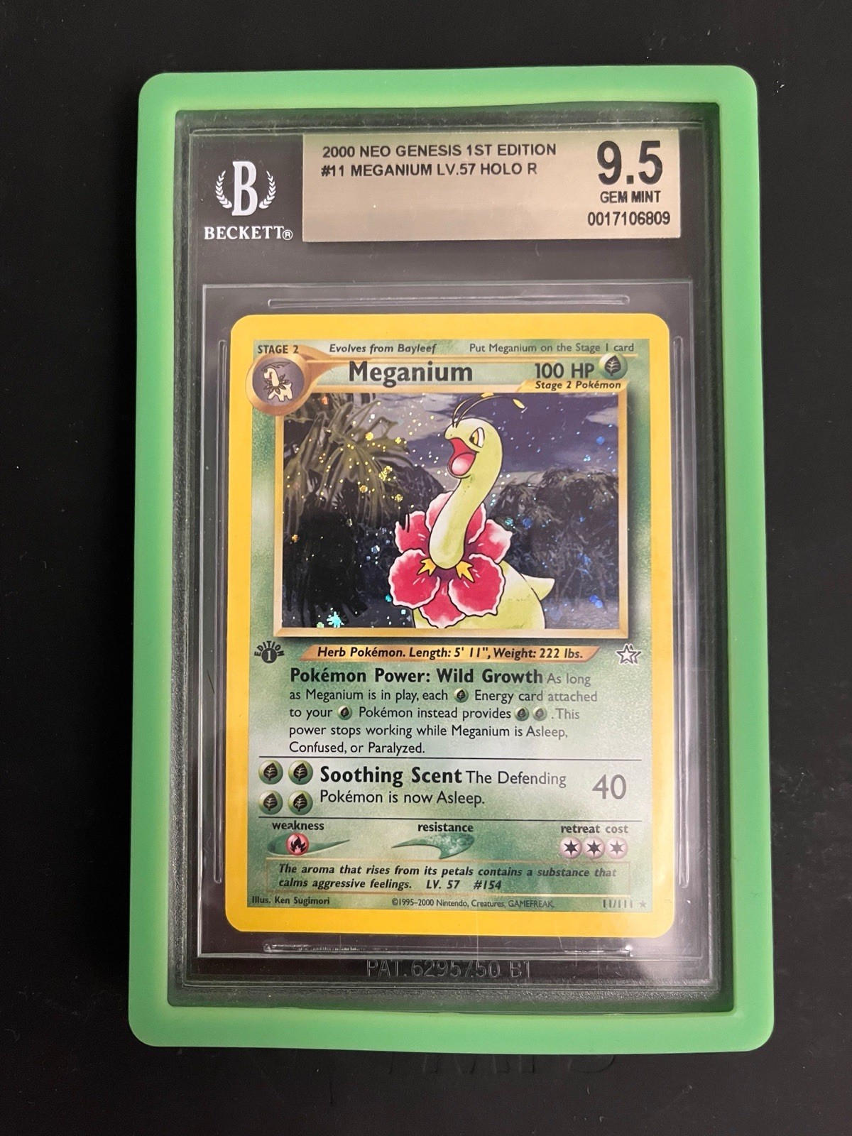 Meganium Bgs 9.5 1 St Edition