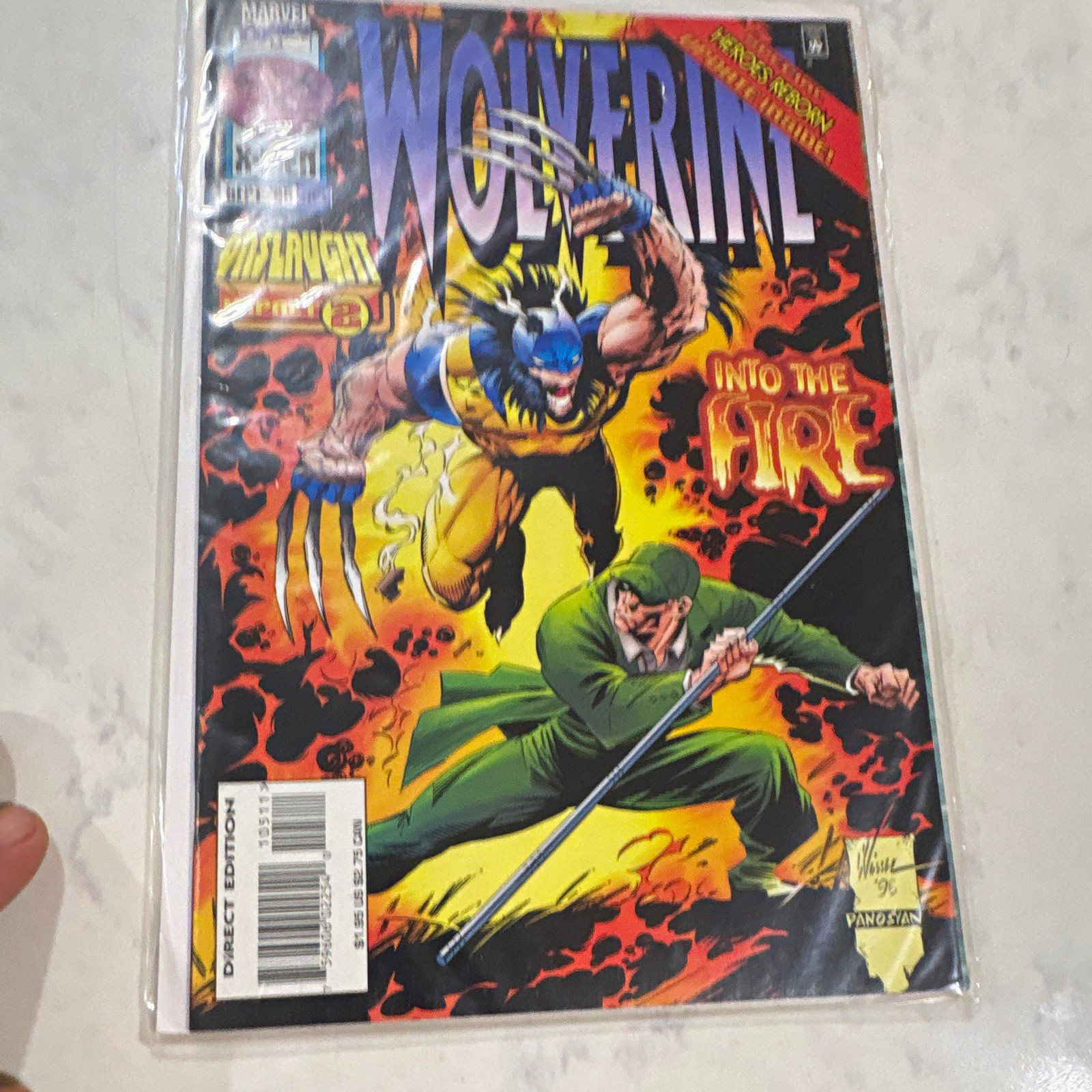 Marvel Wolverine #81 (1996) Edizione Diretta "Into the Fire" Edizione Singola