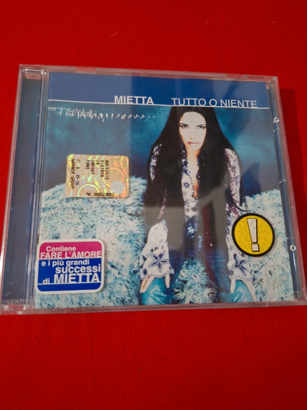CD Mietta - Tutto o niente (2000) - Album Originale