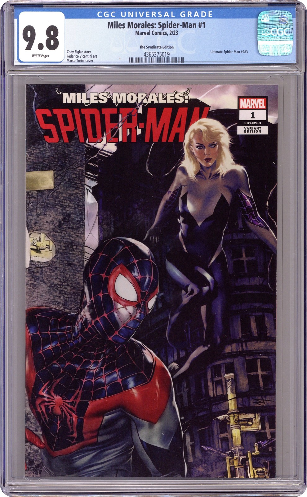 Miles Morales Spider-Man 1SYNDICATE.A CGC 9.8 2023 4365375019