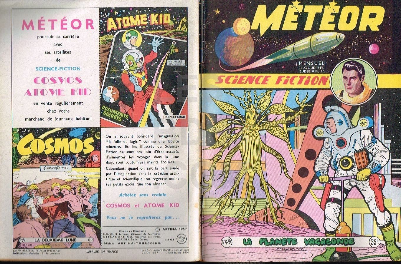 METEOR NUMERO 49  ARTIMA 1957