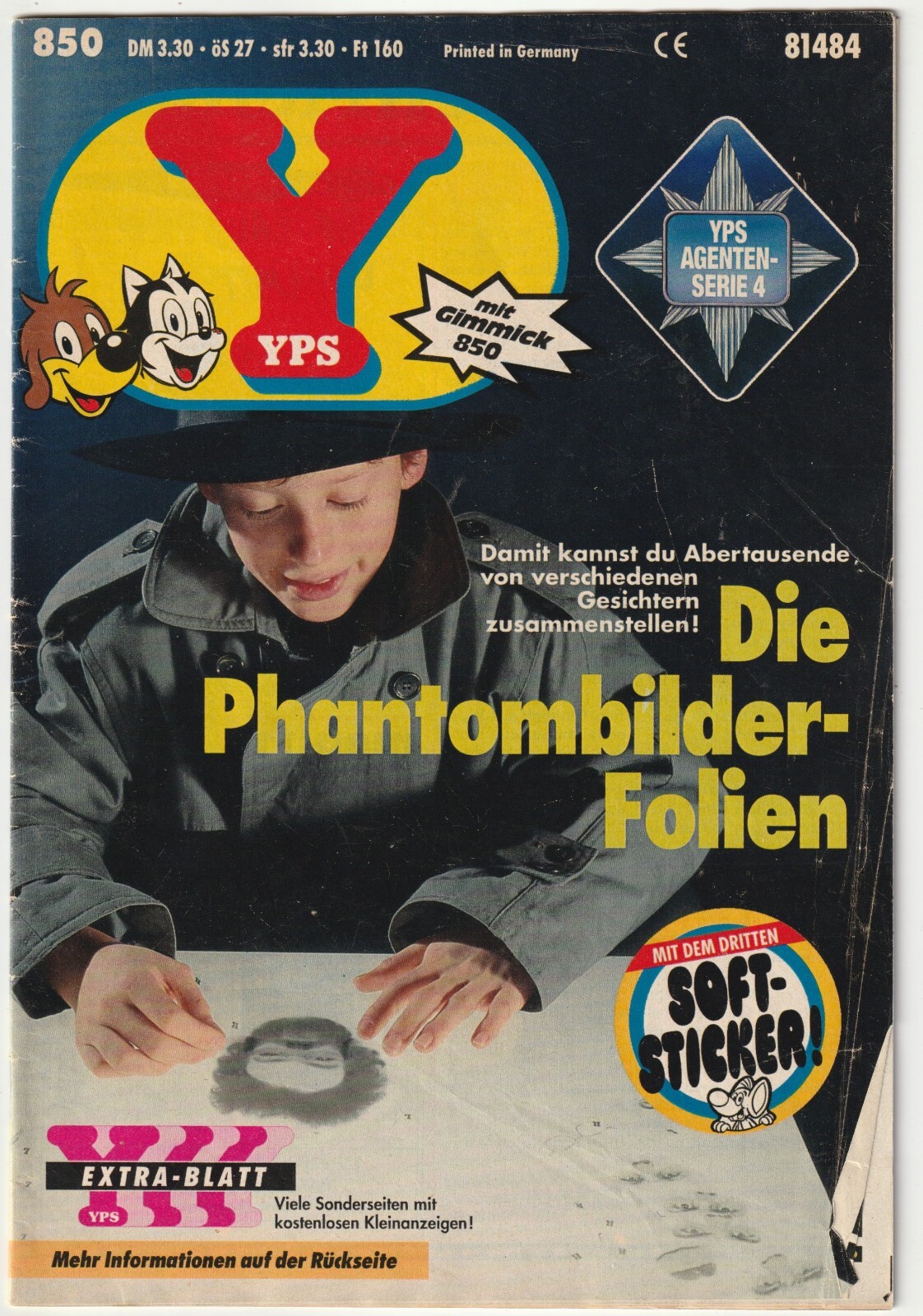 ✪ YPS #850 senza espediente, Gruner + anno 1992 COMICHEFT Z2