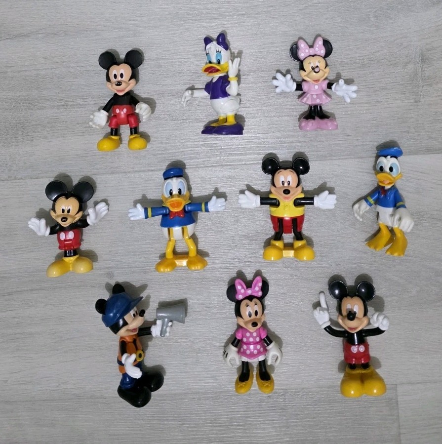 MICKEY MOUSE & FRIENDS FIGURES disney DAISY DUCK clubhouse MINNIE bundle DONALD