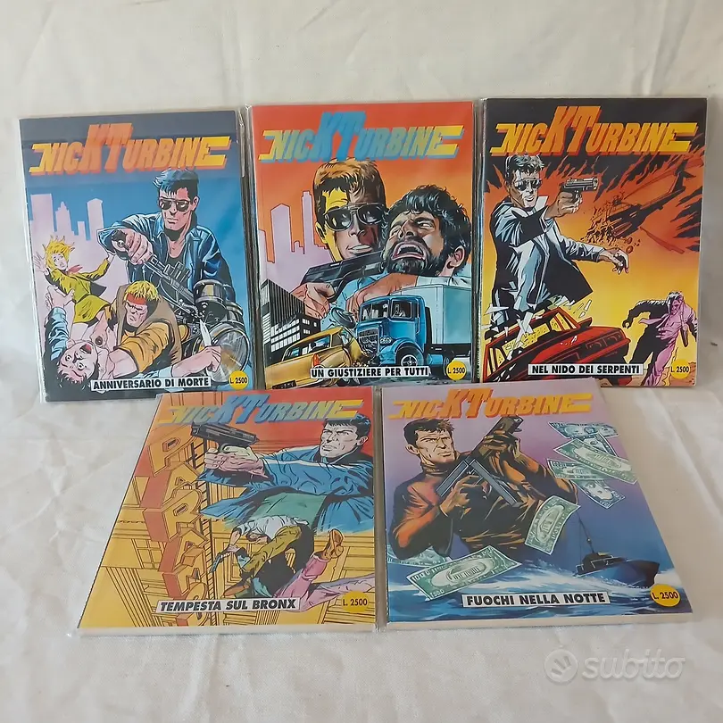 fumetti Nic k Turbine  serie completa 
