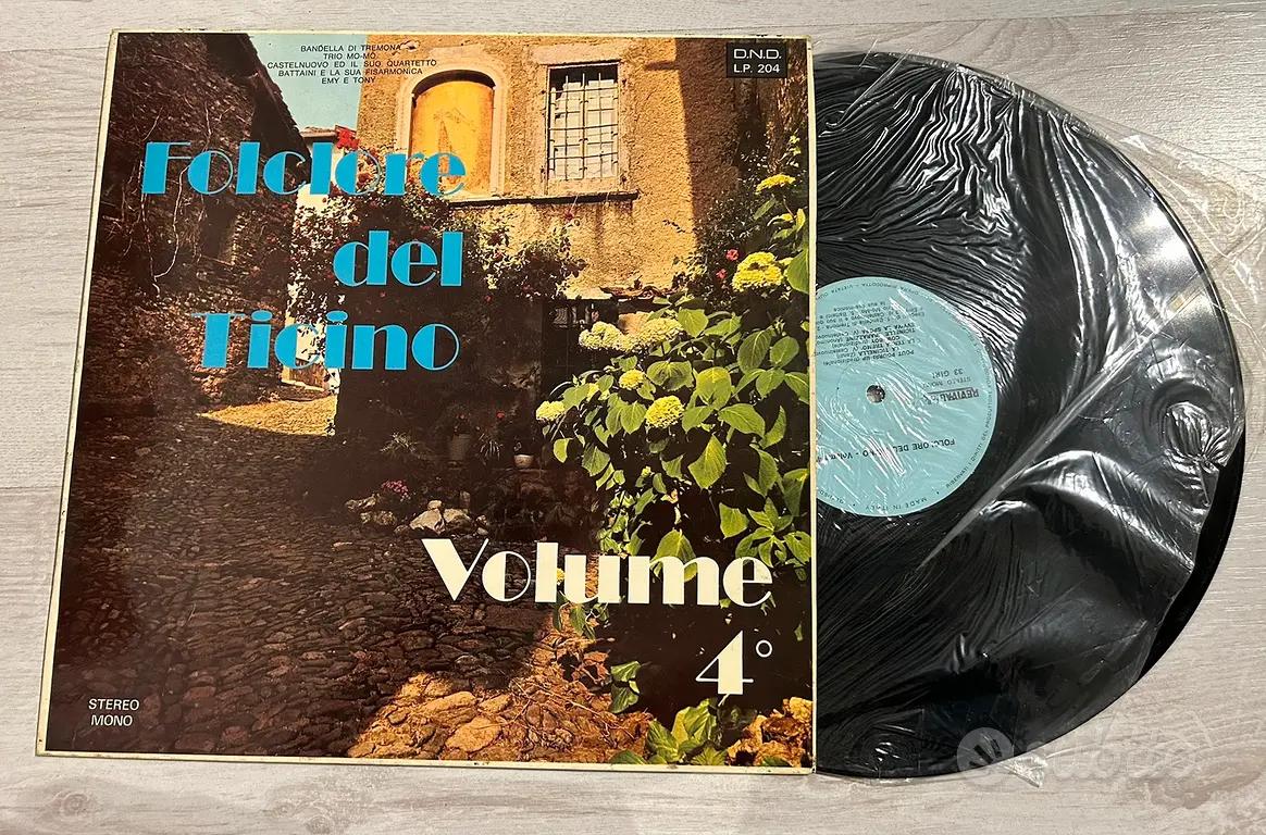 Disco in vinile Folclore del Ticino 4