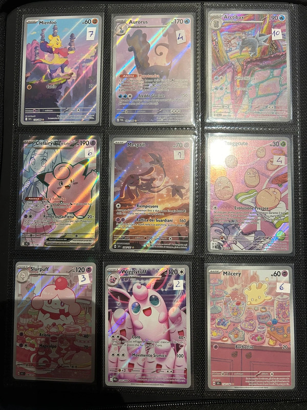 Lotto carte Pokemon