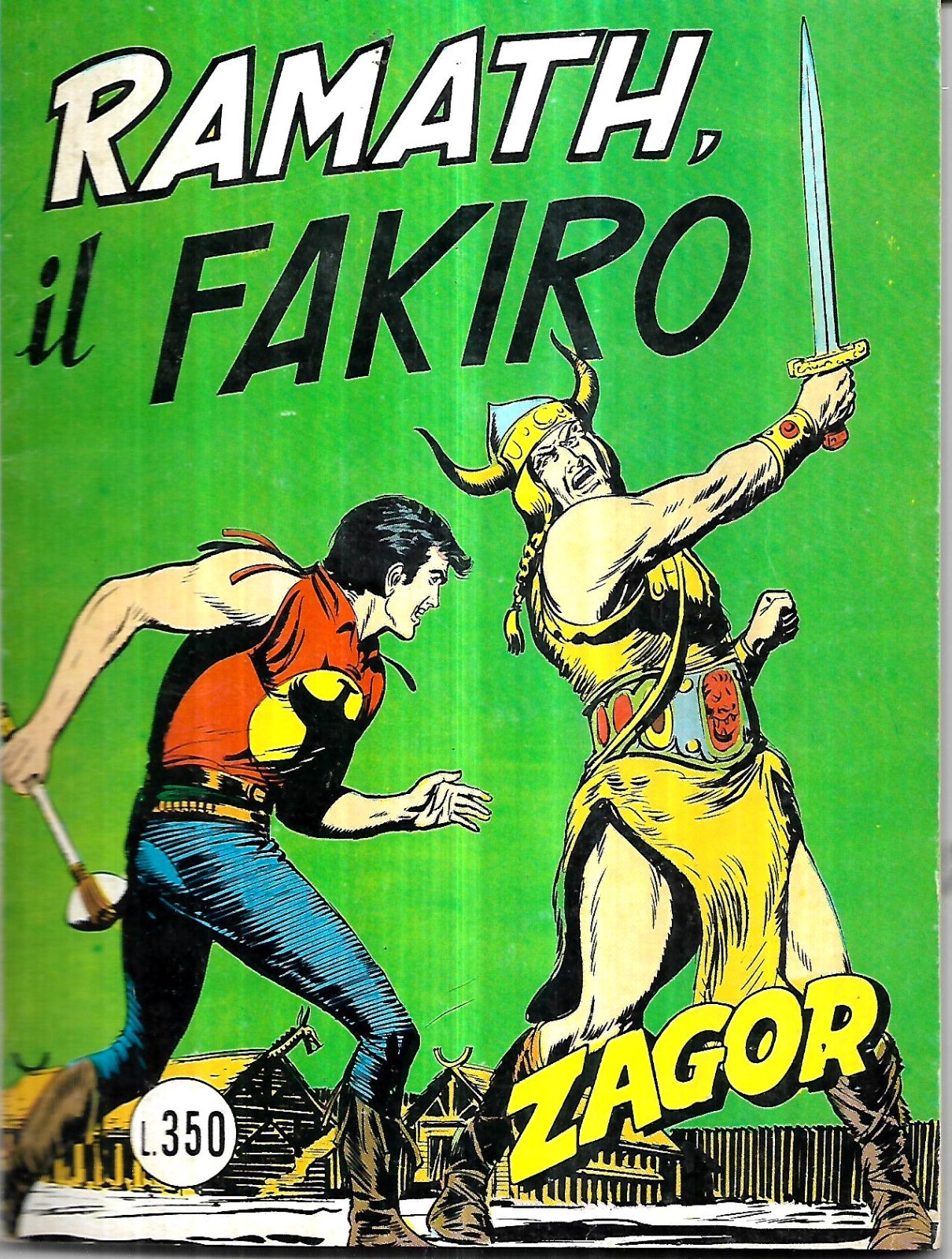 Zagor serie rossa 64 (set 1975, Lire 350): Ramath Fakiro: ottimo +++/pari nuovo
