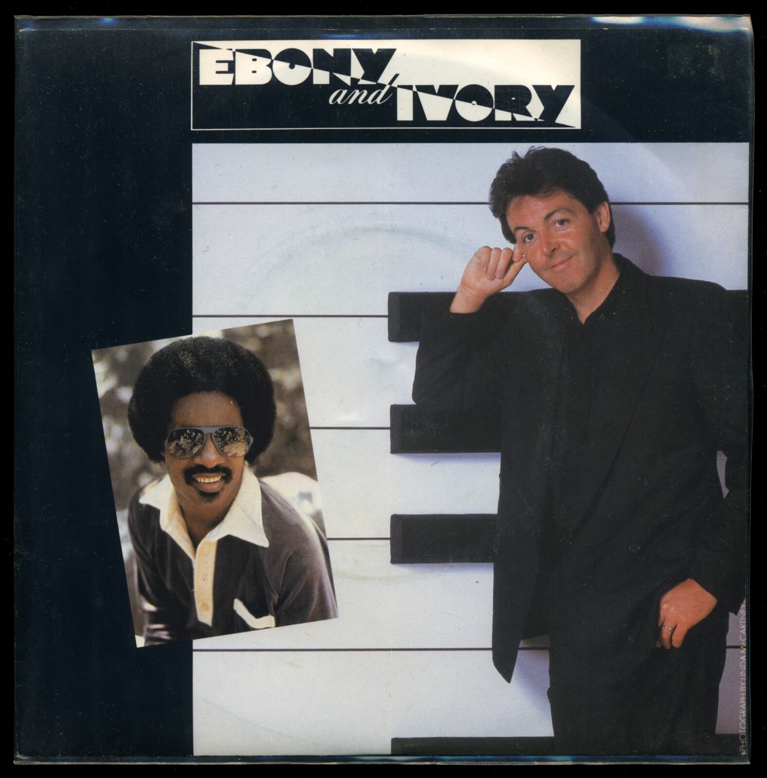 Vinyl-Single★Paul McCARTNEY & Stevie WONDER★EBONY AND IVORY★EMI★7-Inch★EXCELLENT