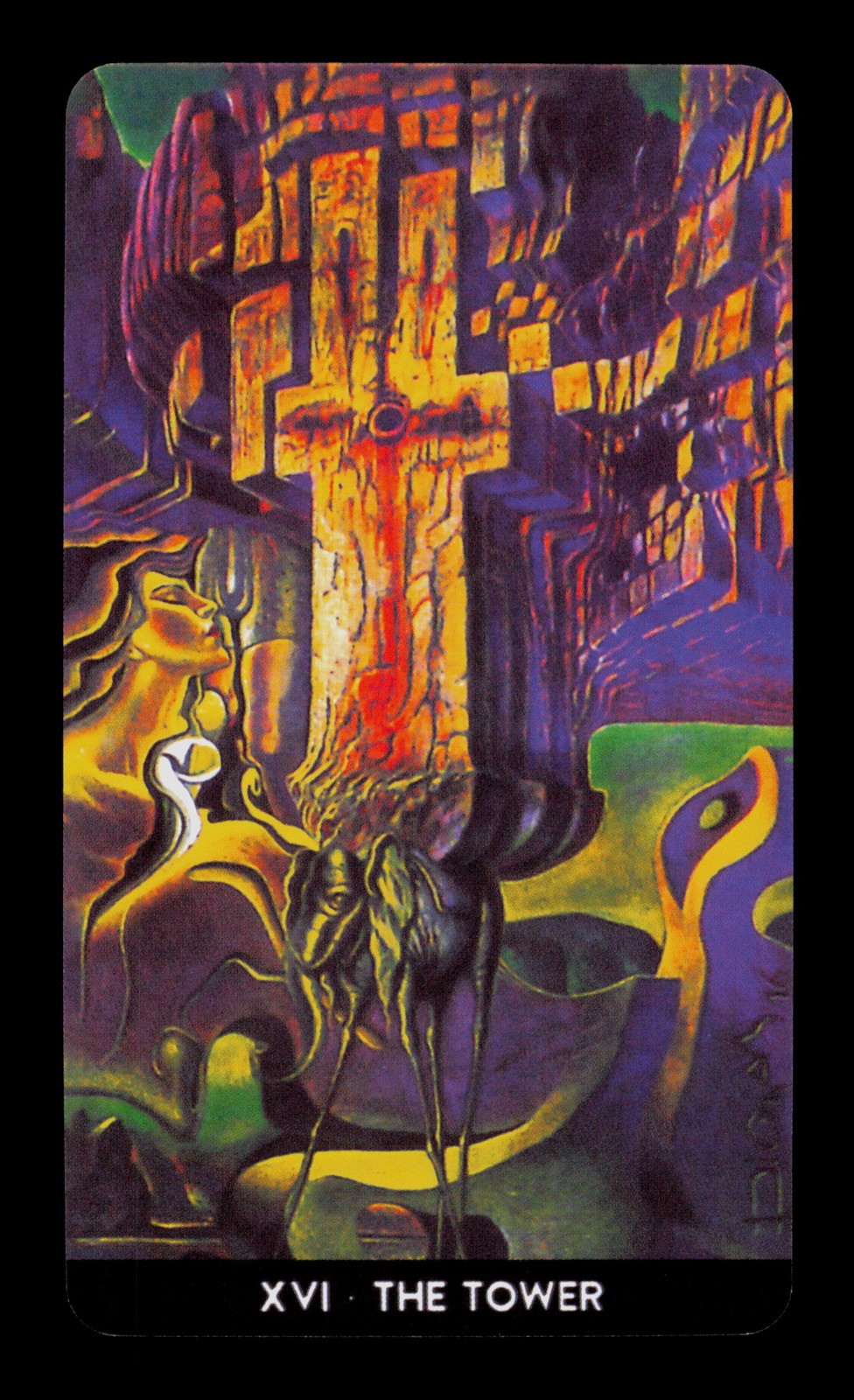 La Torre La Chiave delle Illusioni Tarocchi Surrealisti Singolo