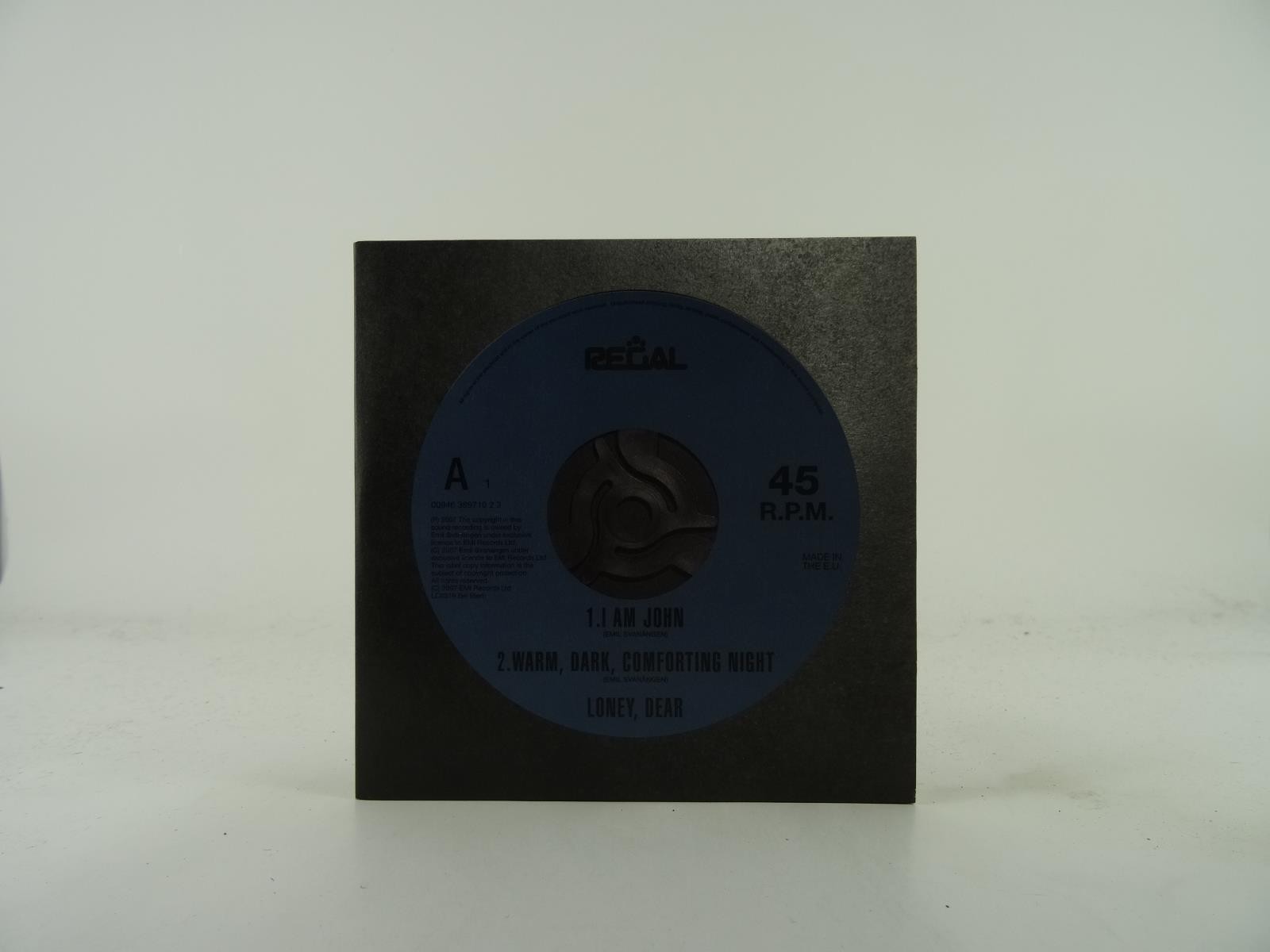 LONELY DEAR I AM JOHN (A23) 2 Track Promo CD Single including Card Sleeve REGAL