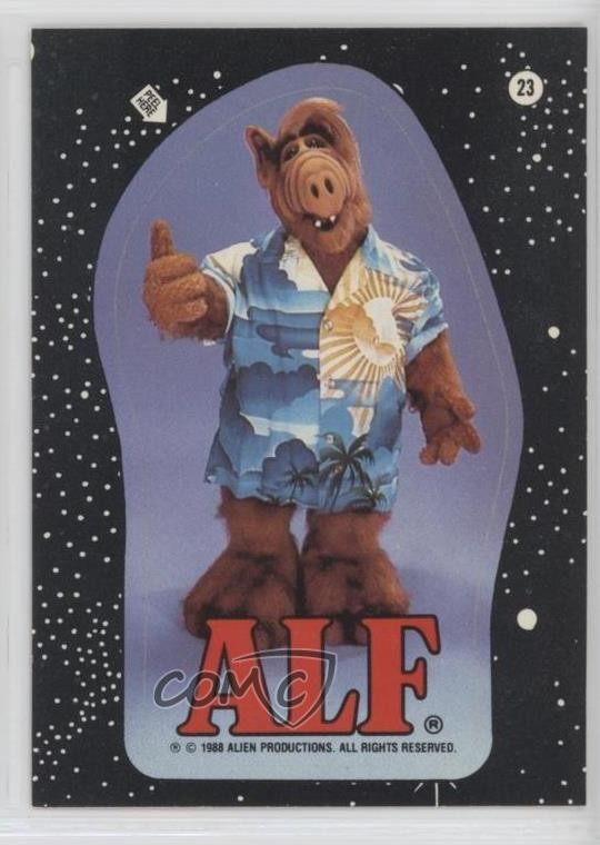 Adesivi Topps Alf Serie 2 1988 Alf #23 0a2