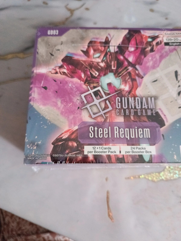 Boite de Gundam GD03 anglaises scellée