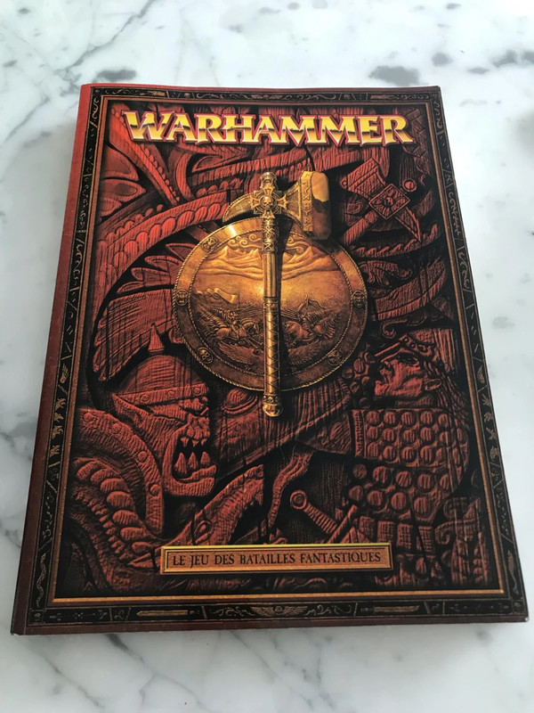Livre Warhammer le jeu des batailles fantastiques