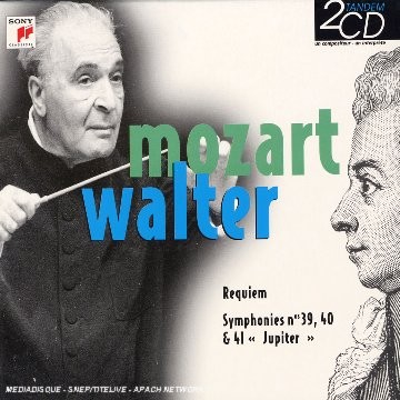 BRUNO WALTER - Requiem-symphonies No 39 40 & 41 - CD - Import - RARE