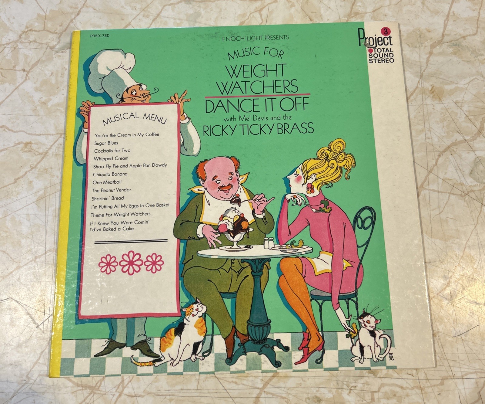 Music For Weight Watchers. Dance It Off. VG+ Vinyl LP. 1968 Original. 