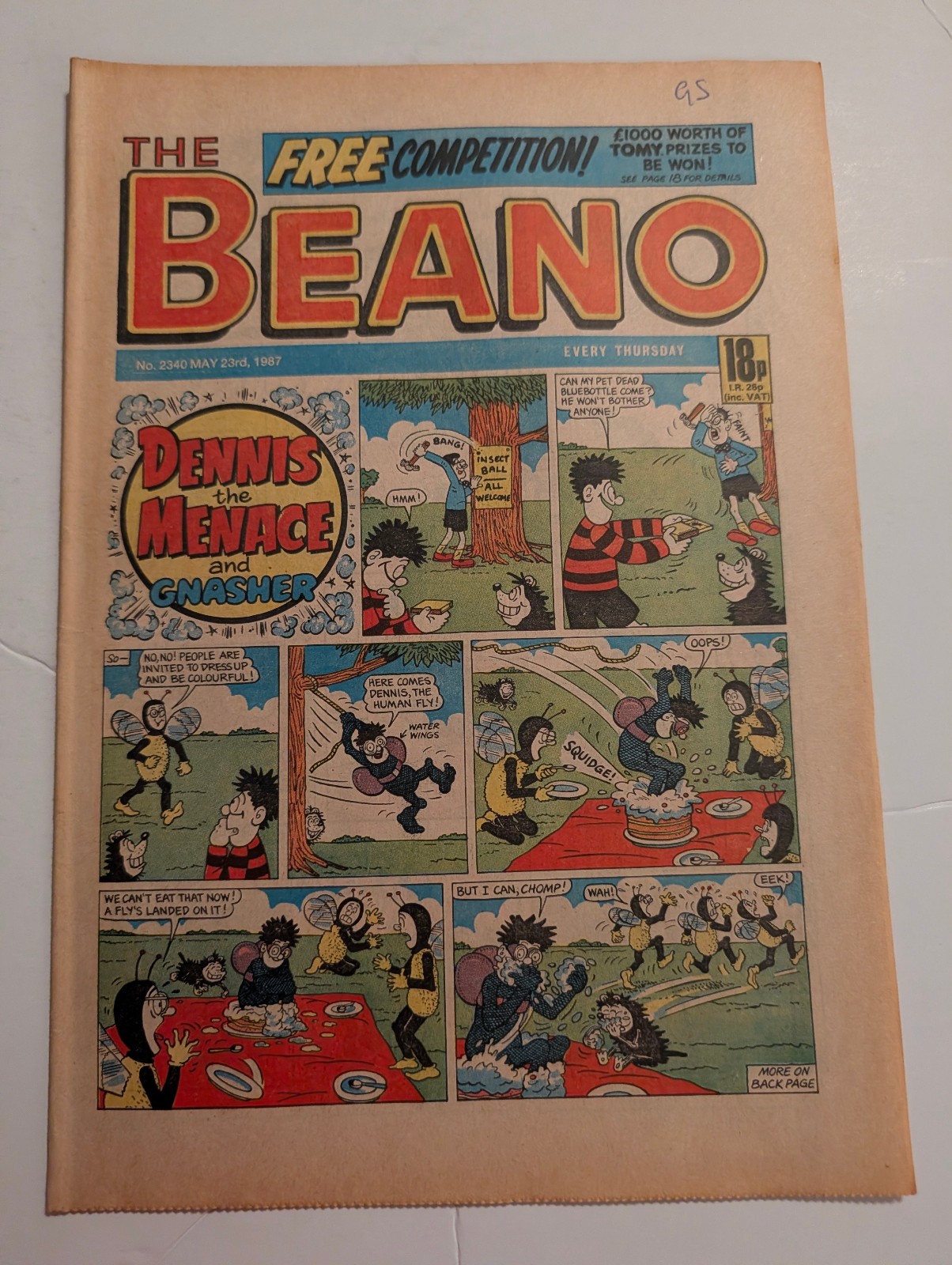 Beano Comic No 2340 May 23rd 1987.