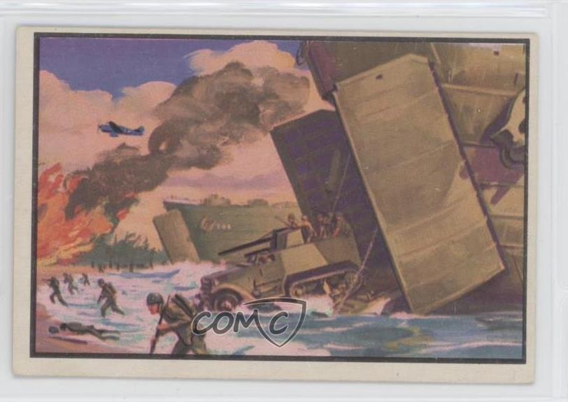 1954 Bowman US Navy Vittorie Blue Back Saipan vittoria #41 z6d