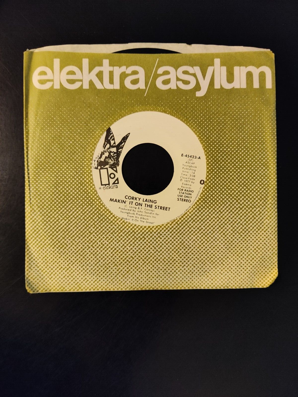 Corky Laing - Makin' It On The Street (Mono and Stereo) 45rpm 7" Single Promo
